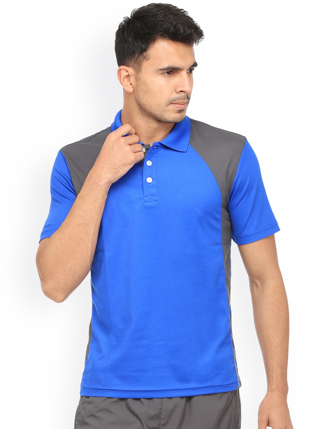 

Puma Men Blue Dezire Polo Collar T-shirt