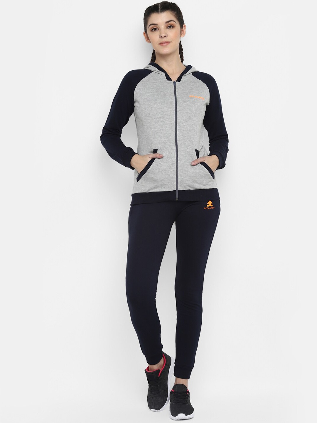 

OFF LIMITS Women Grey Solid Tracksuits
