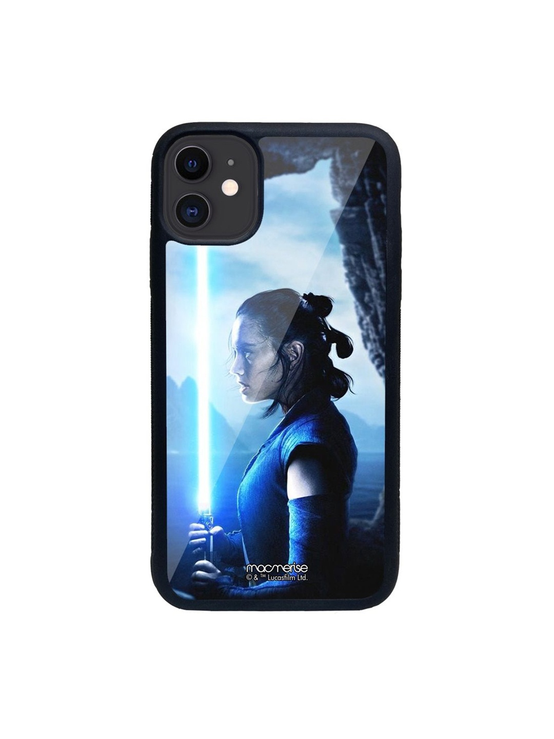 

macmerise Blue & Black Light Saber Blue iPhone 11 Phone Back Case