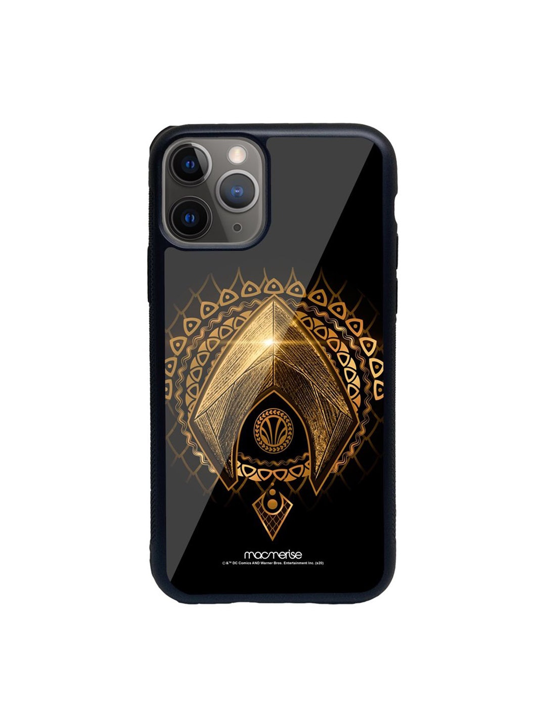 

macmerise Black Aquaman Logo iPhone 11 Pro Back Case