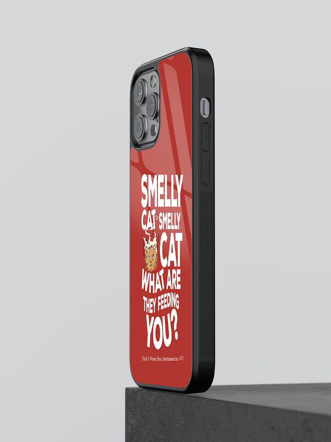 

macmerise Red Friends Smelly Cat Printed iPhone 13 Pro Back Cover
