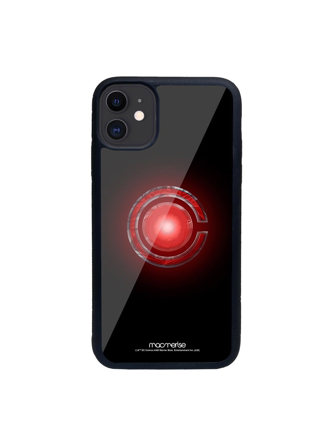 

macmerise Black & Red Logo Cyborg iPhone 11 Back Case
