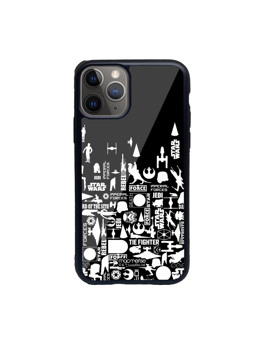 

macmerise Black & White Star Wars Era iPhone 11 Pro Max Back Case