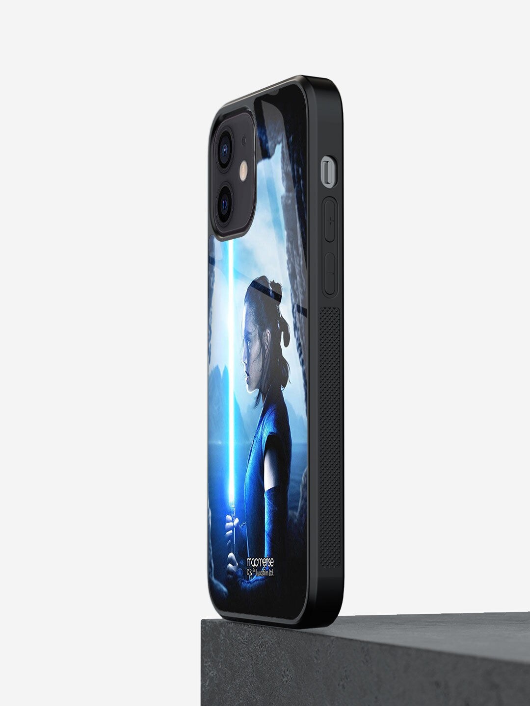 

macmerise Blue Printed Light Saber Glass Iphone 12 Phone Case