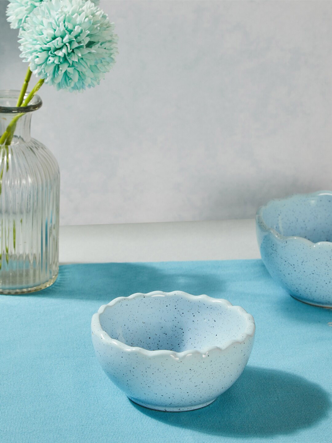 

Fabindia Blue Solid Advika Ceramic Katori Serveware