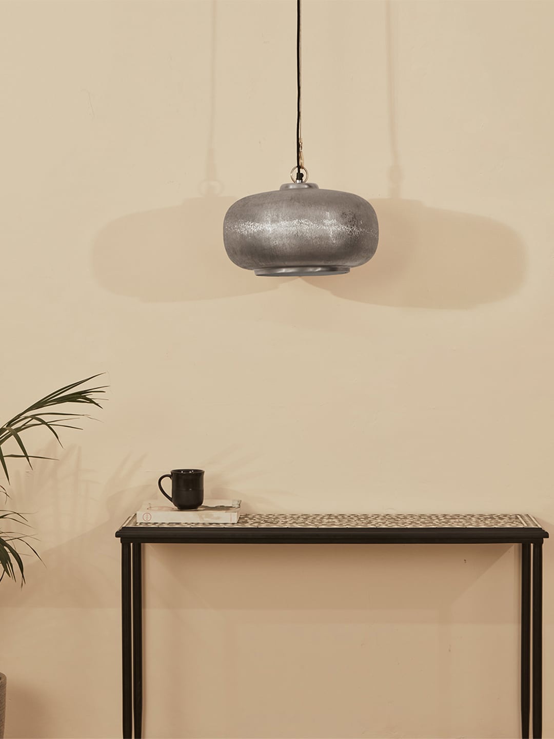 

Fabindia Grey Pendant-Shaped Ceiling Lamps