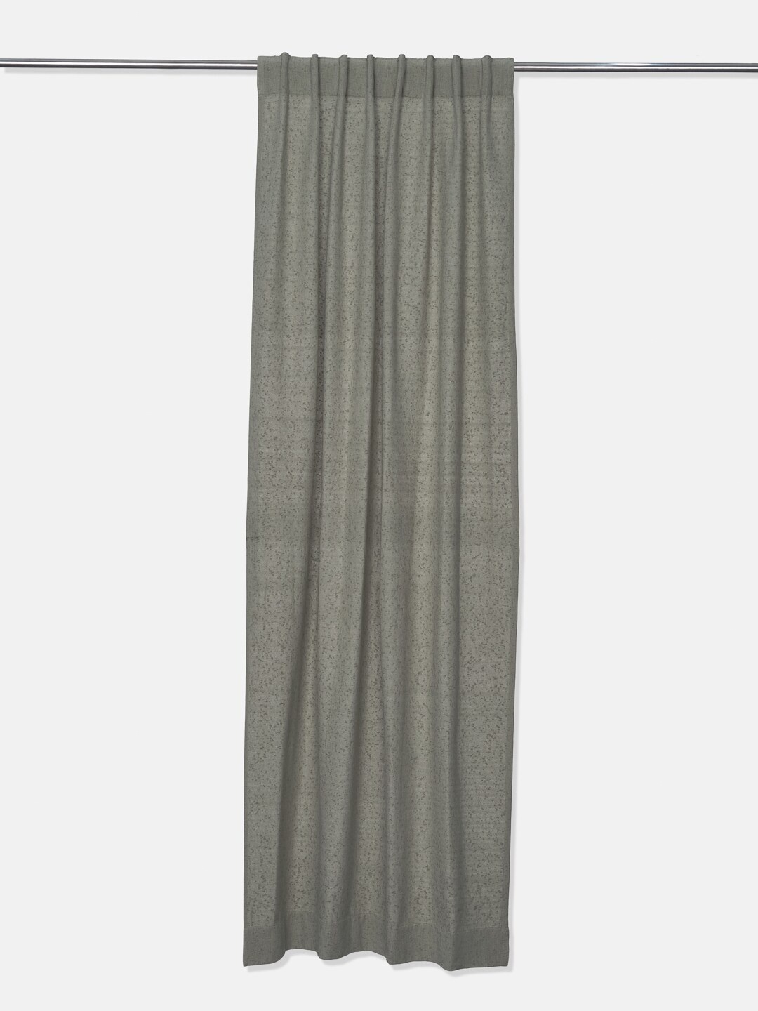 

Fabindia Grey Solid Cotton Door Curtain