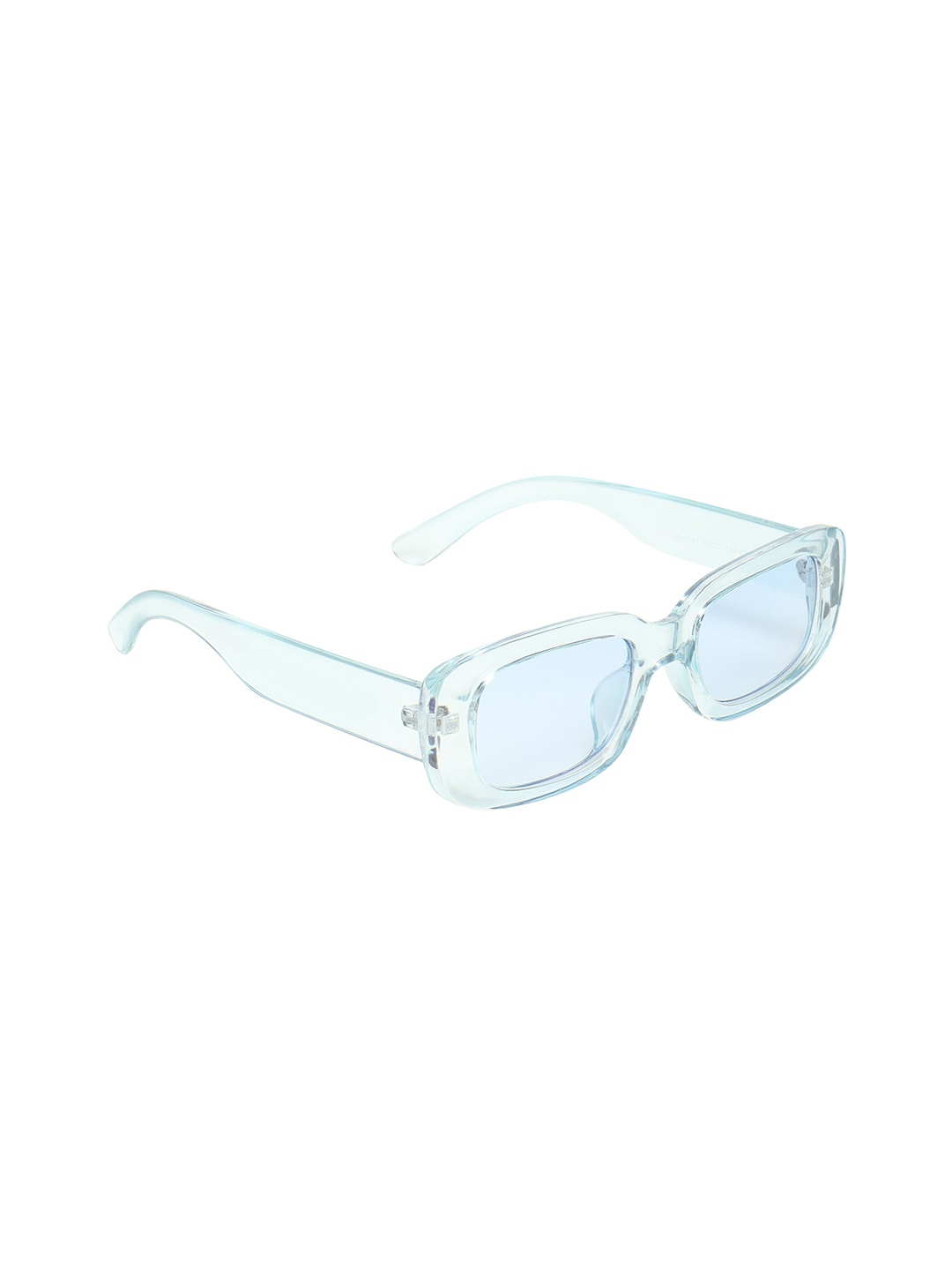 

CRIBA Unisex Clear Lens & Blue Square Sunglasses with UV Protected Lens