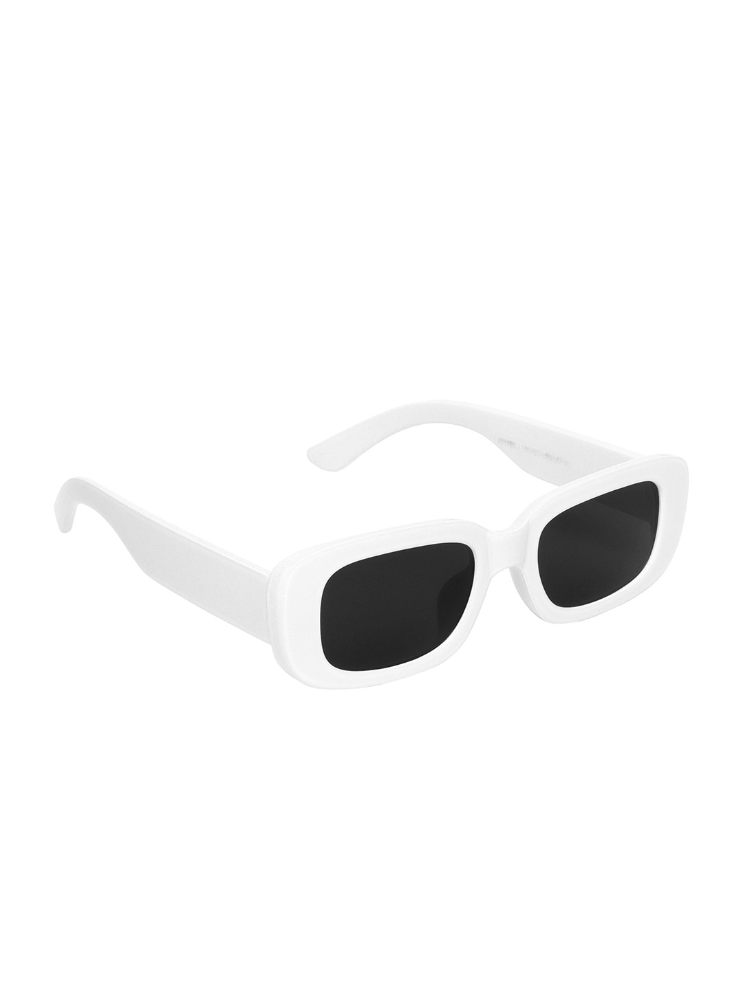 

GARTH Unisex Lens & Square Sunglasses with UV Protected Lens, White