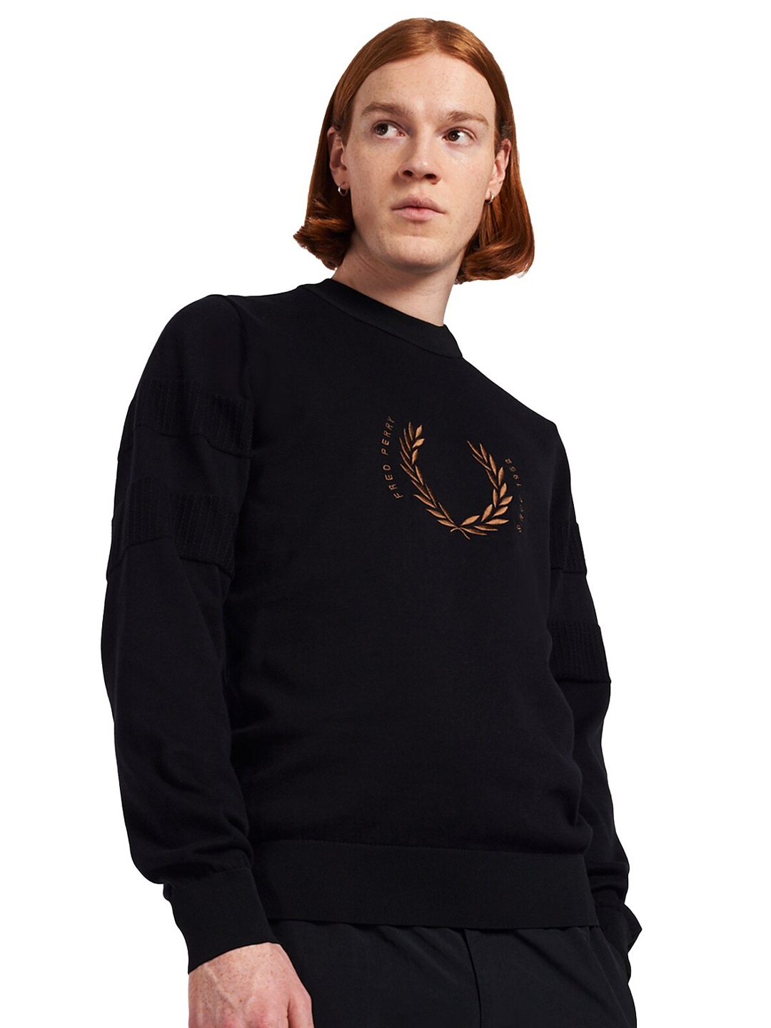 

Fred Perry Men Black Sweatshirt