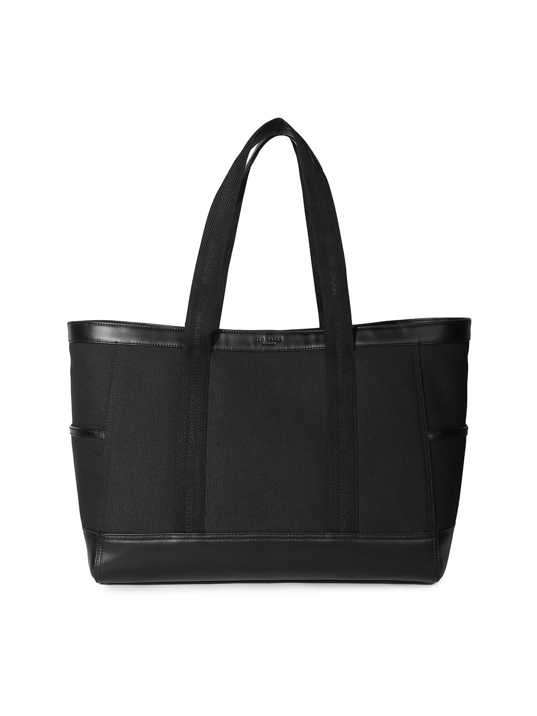 

Ted Baker Black Leather Structured Tote Bag