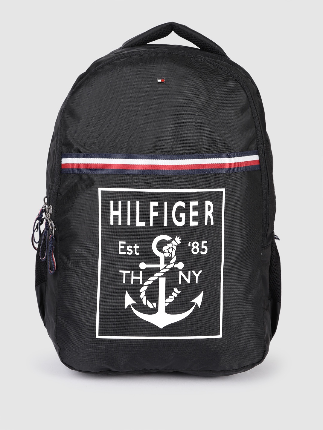 

Tommy Hilfiger Unisex Graphic Backpack, Black