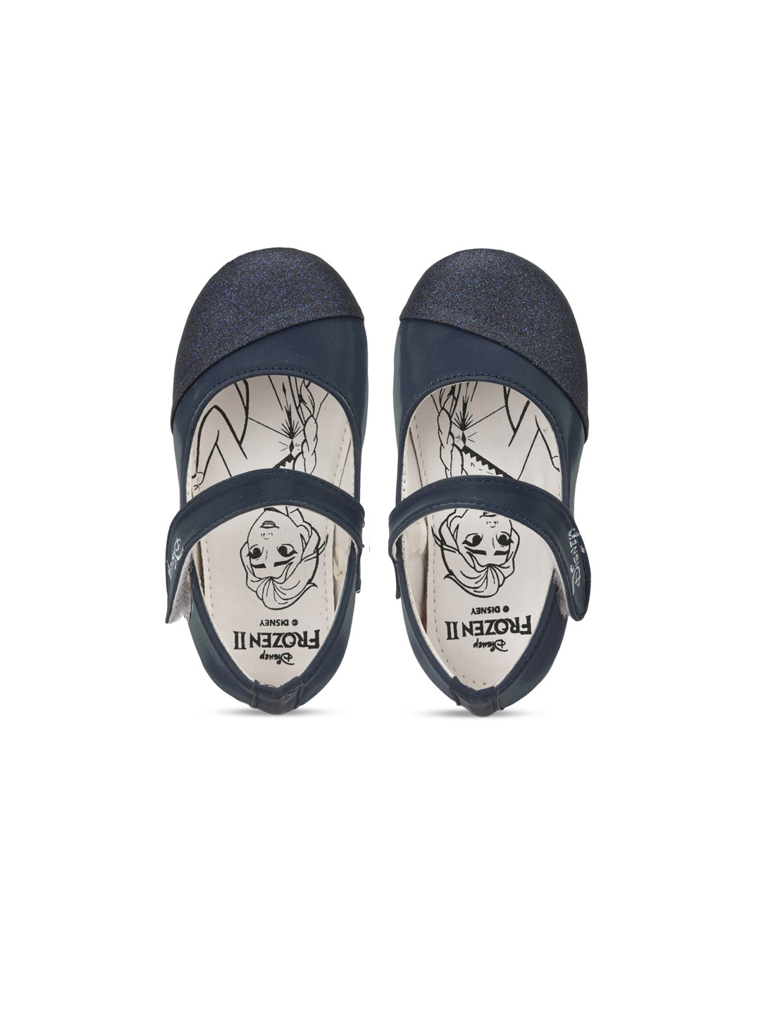 

toothless Girls Navy Blue Party Ballerinas Flats