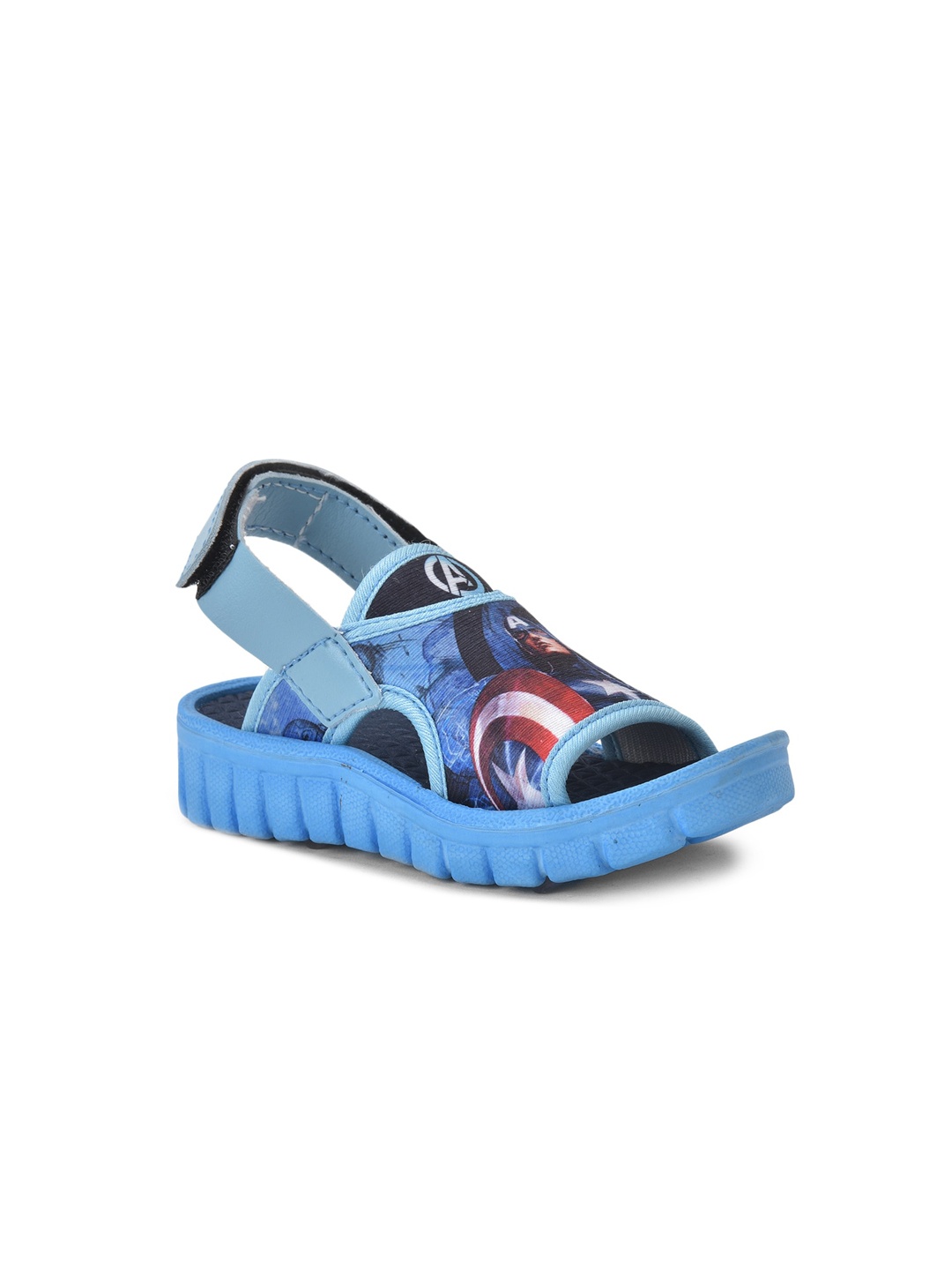 

toothless Boys Blue Printed Sports Sandals