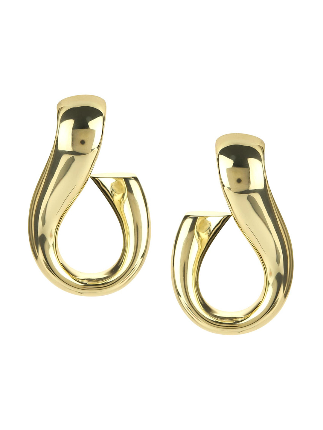 

Ted Baker Women Gold-Plated Contemporary Half Hoop Earring