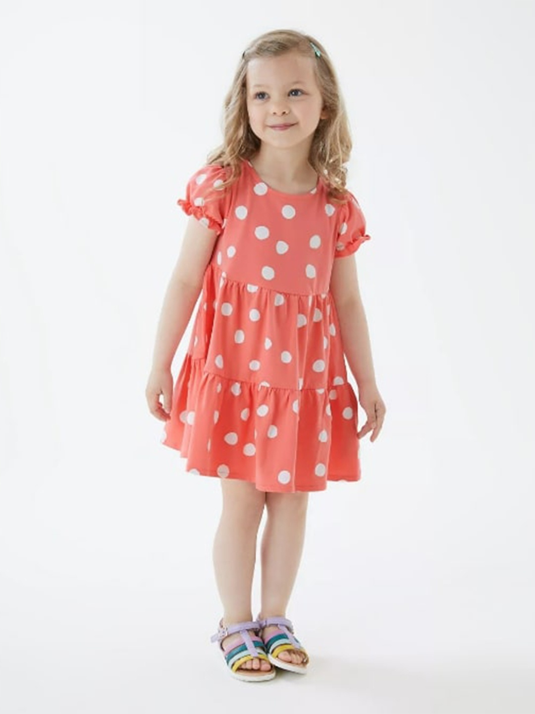 

Marks & Spencer Coral Floral Maxi Dress