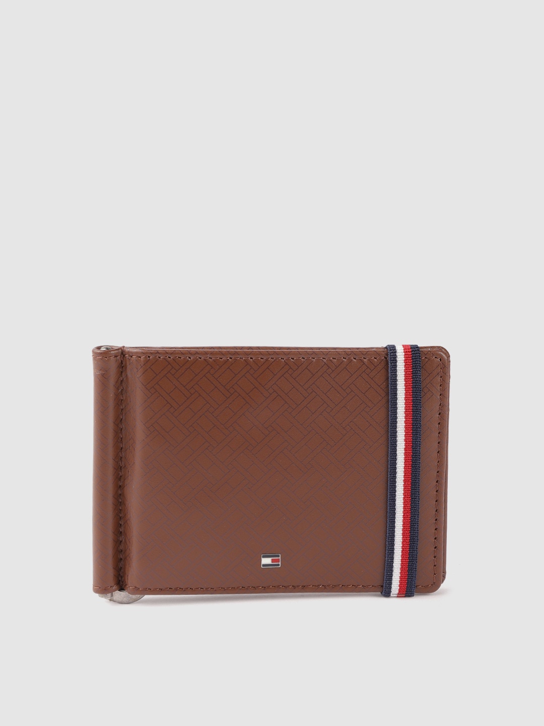 

Tommy Hilfiger Men Tan Leather Money Clip