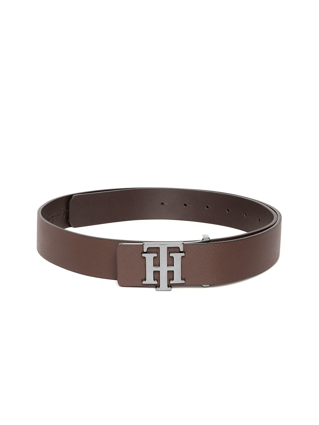 

Tommy Hilfiger Men Brown Textured Leather Belt