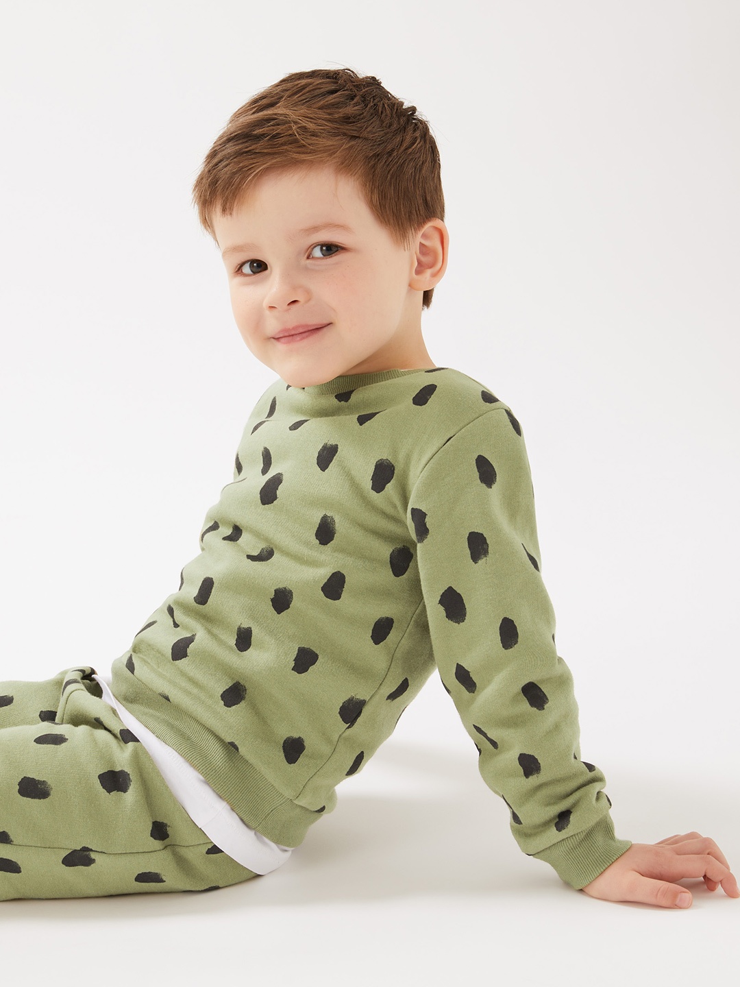 

Marks & Spencer Boys Khaki Printed Sweatshirt