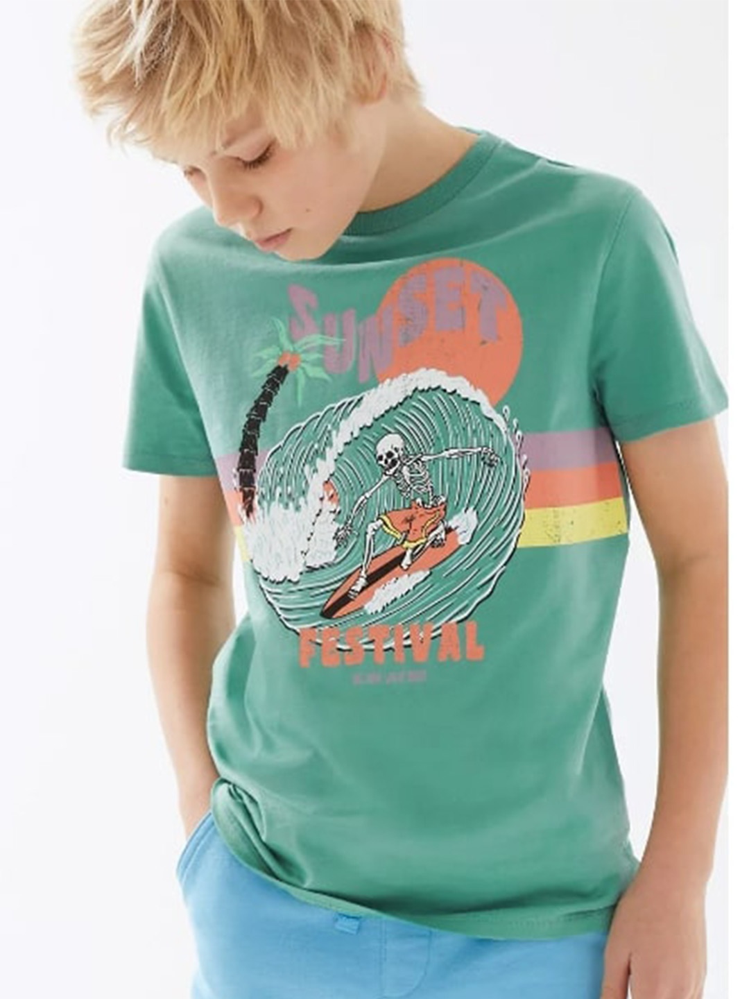 

Marks & Spencer Boys Green T-shirt