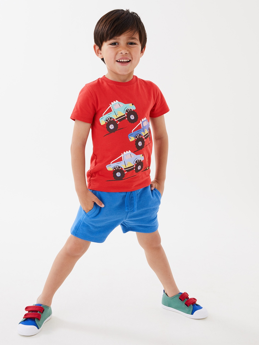 

Marks & Spencer Boys Red Printed T-shirt
