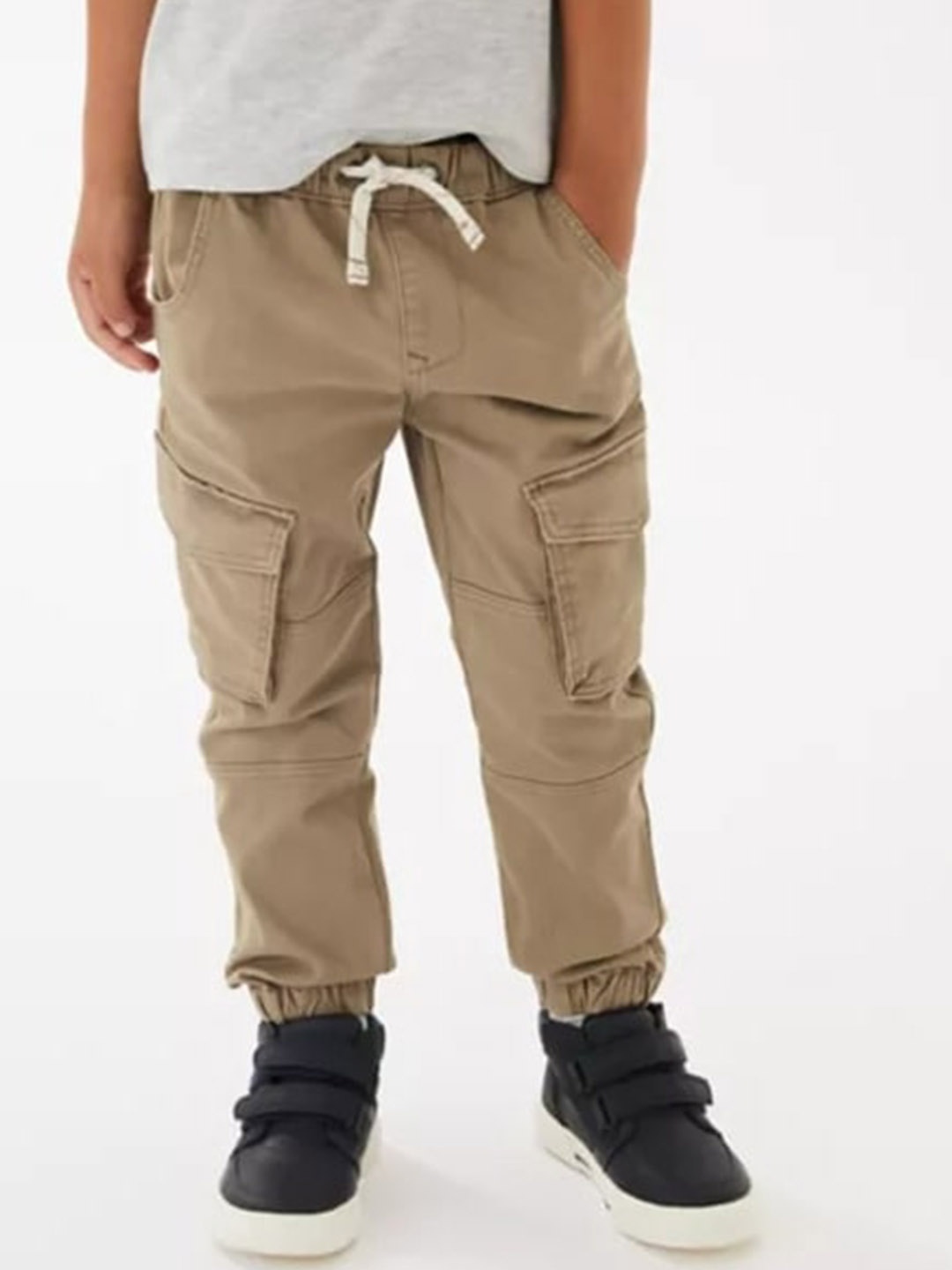 

Marks & Spencer Boys Brown Cargos Trousers