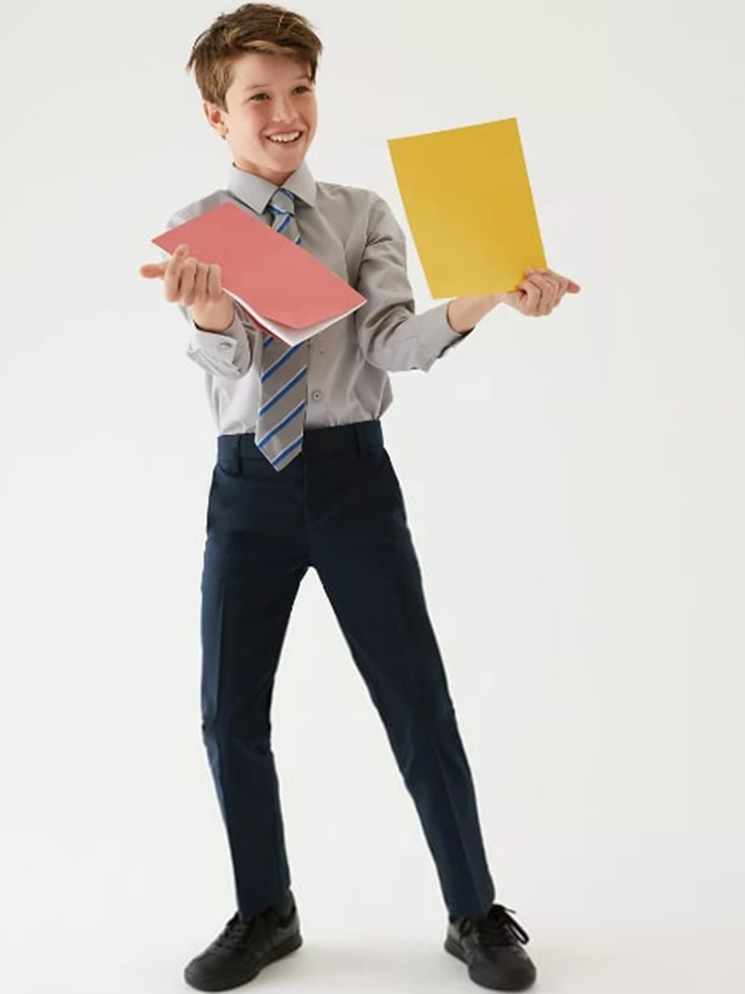 

Marks & Spencer Boys Navy Blue Trousers