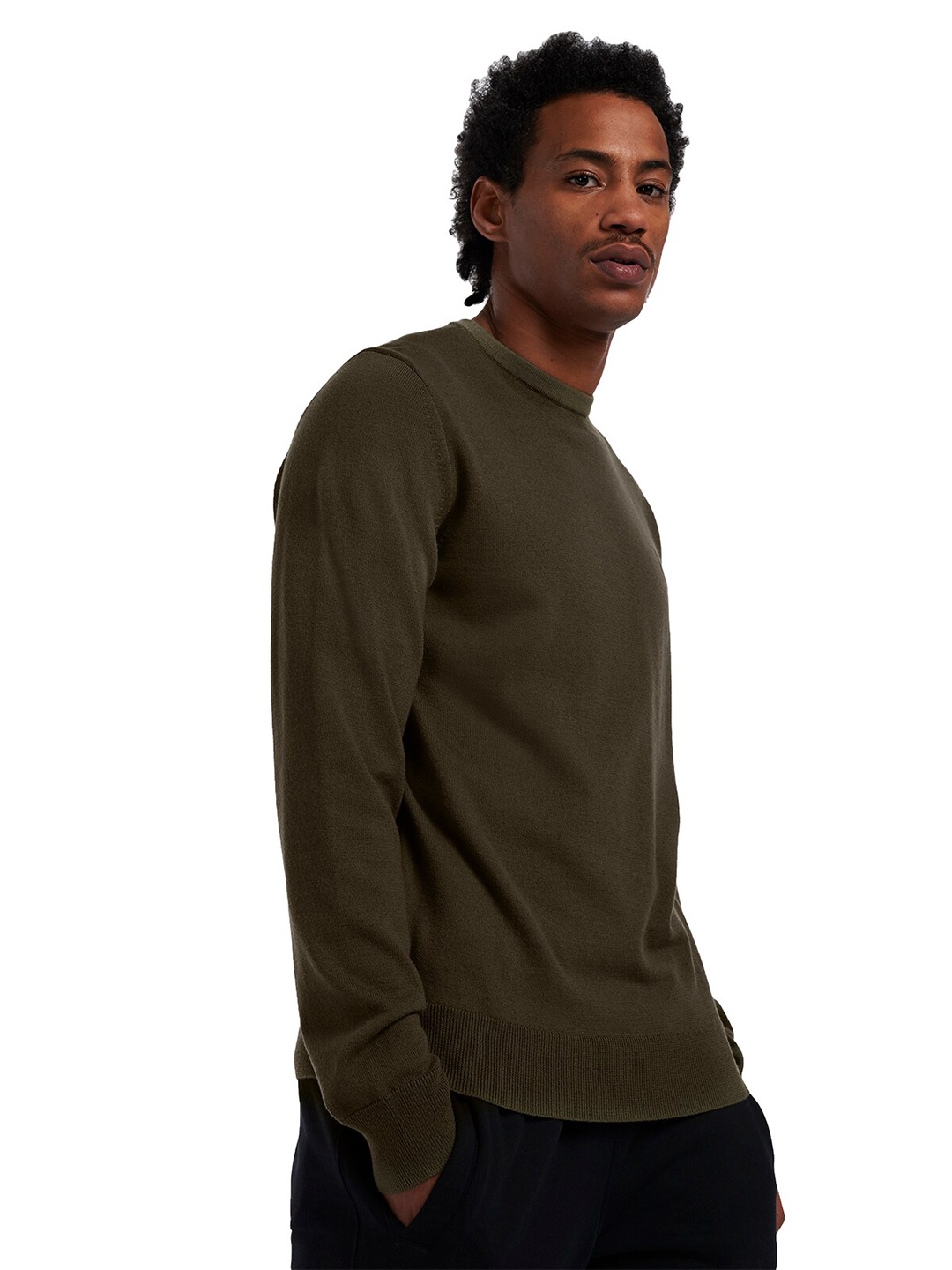 

Fred Perry Men Green Pullover