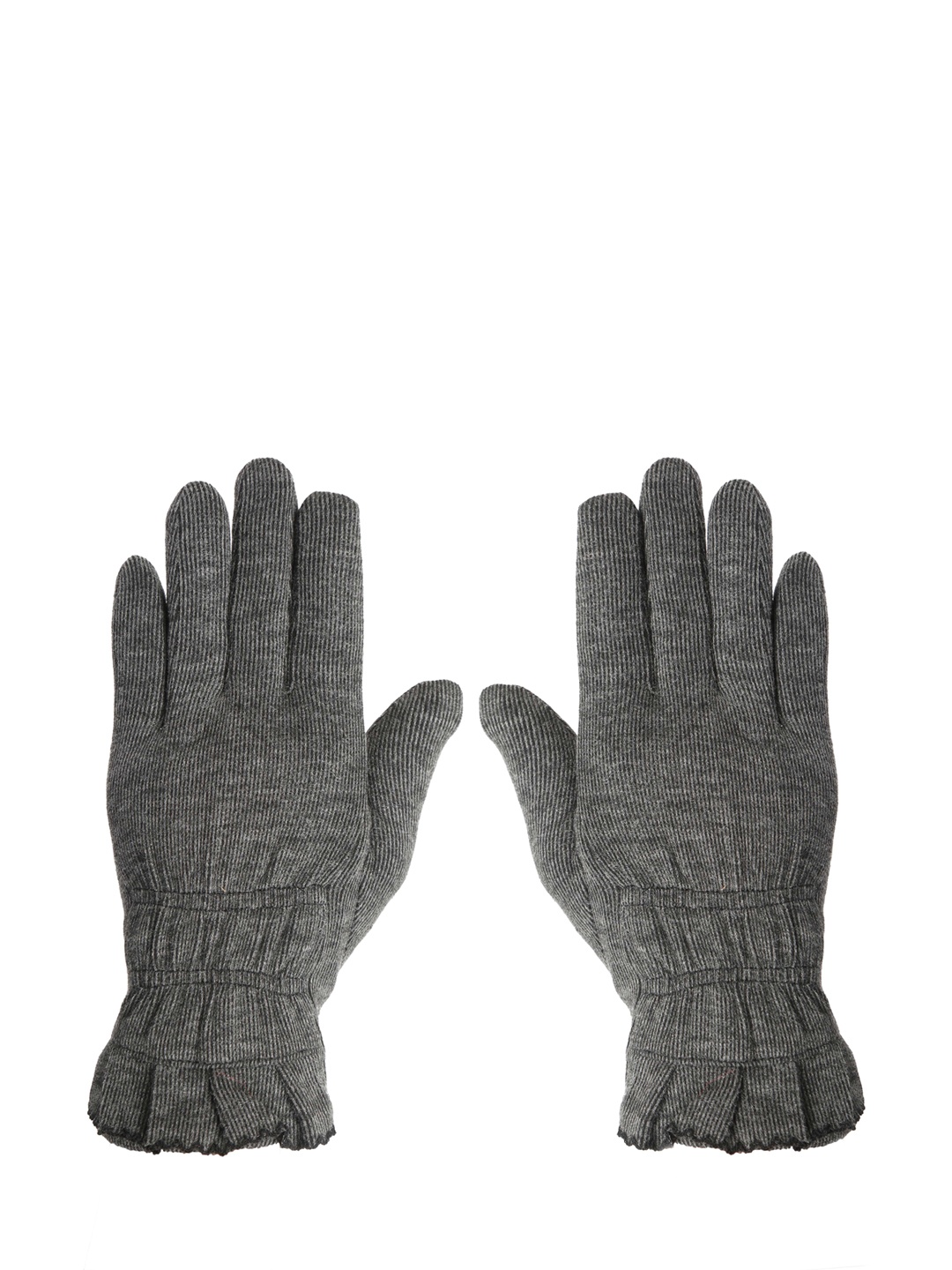 

FabSeasons Women Grey Solid Gloves