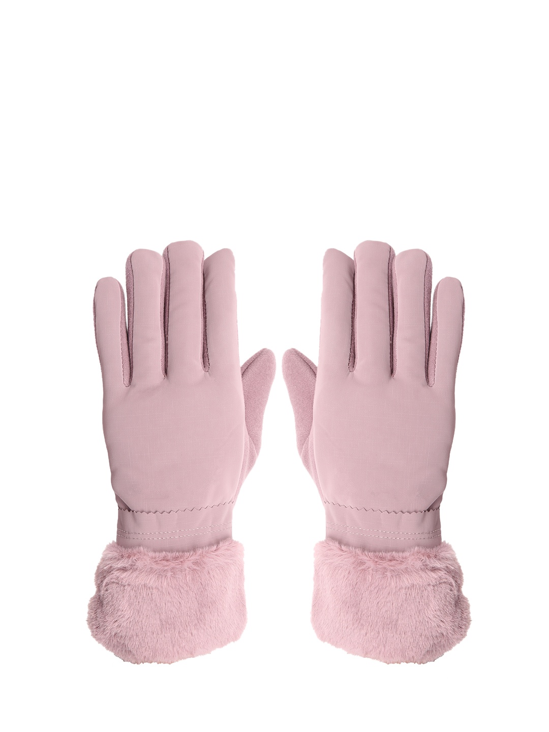 

FabSeasons Women Purple Solid Winter Gloves