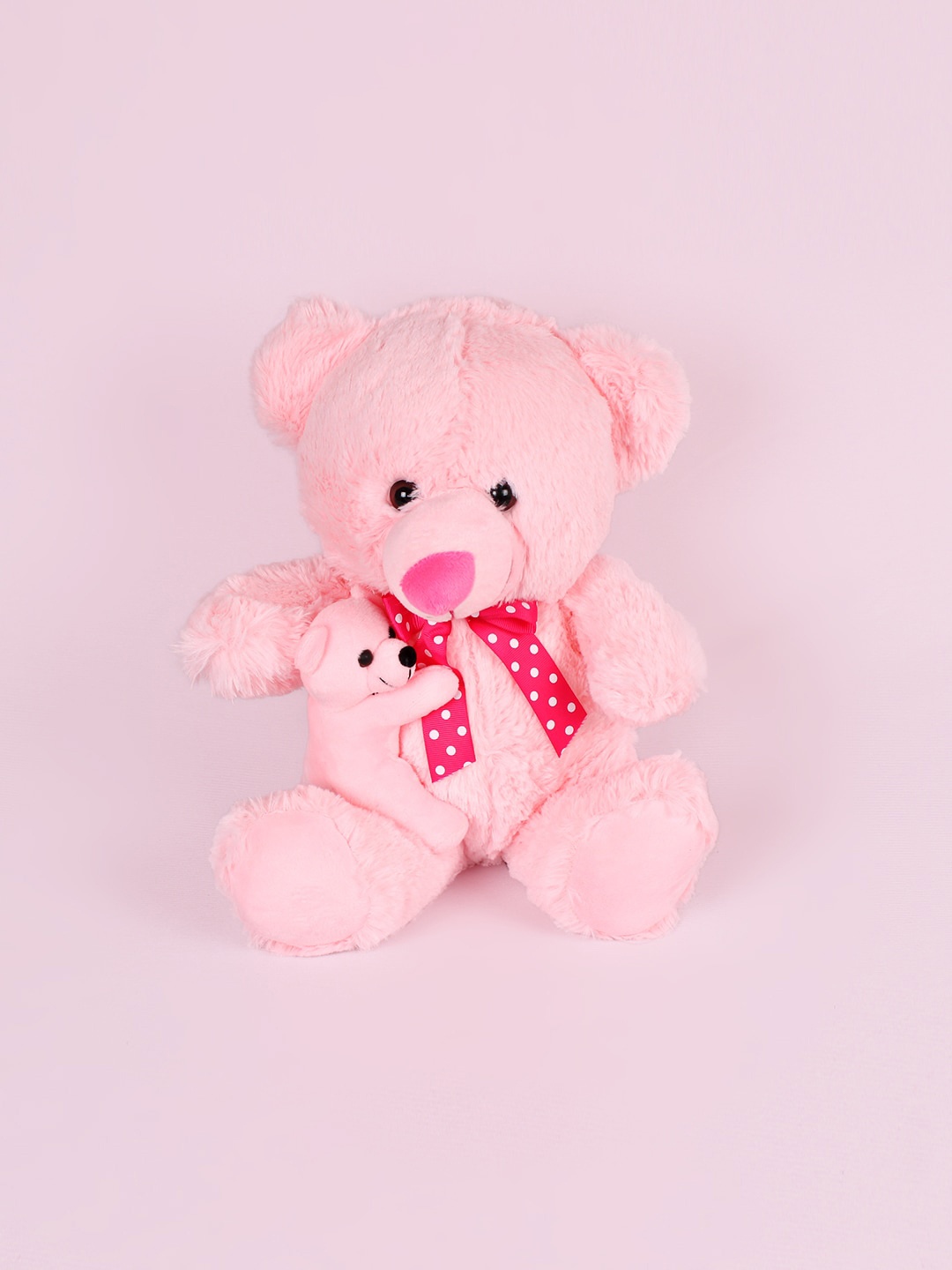 

DukieKooky Kids Pink Cuddling Mom Bear Soft Toy