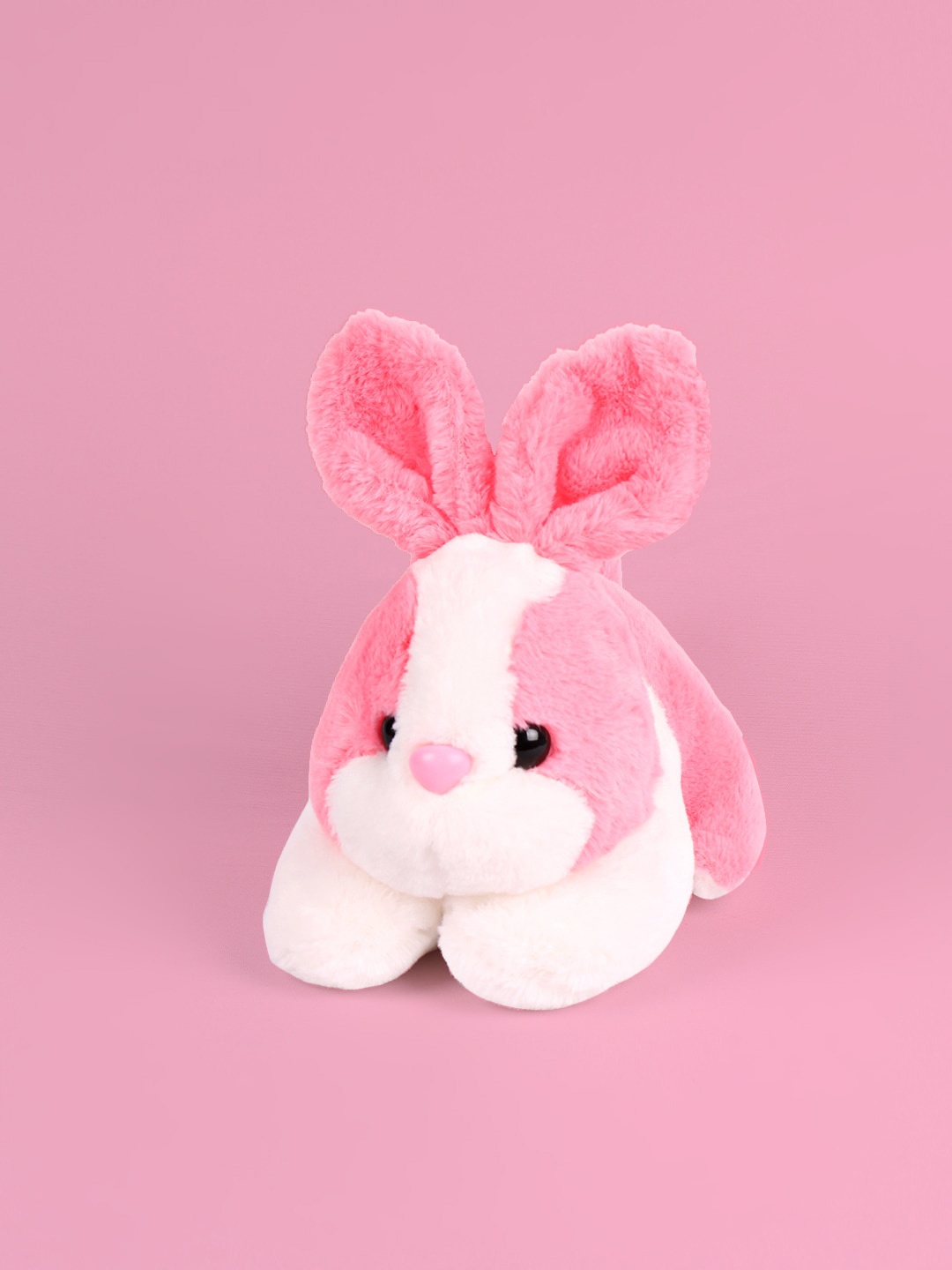 

DukieKooky Kids Pink & White Solid Bunny Soft Toys