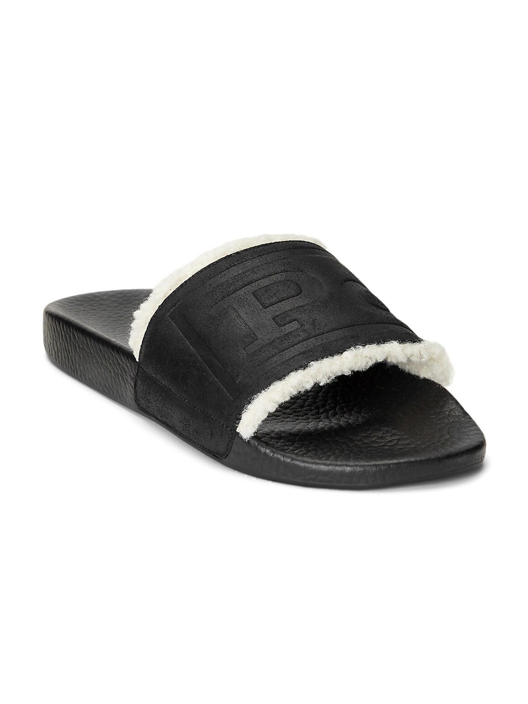 

Polo Ralph Lauren Men Black & White Sliders
