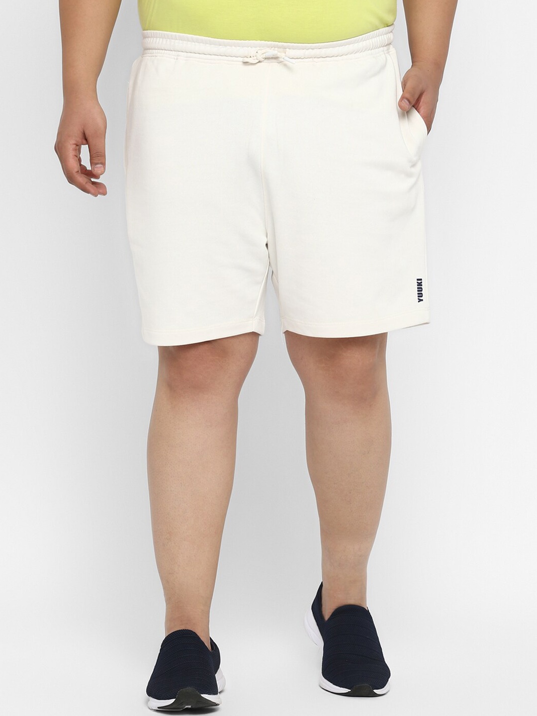 

Yuuki Men White Training or Gym Shorts