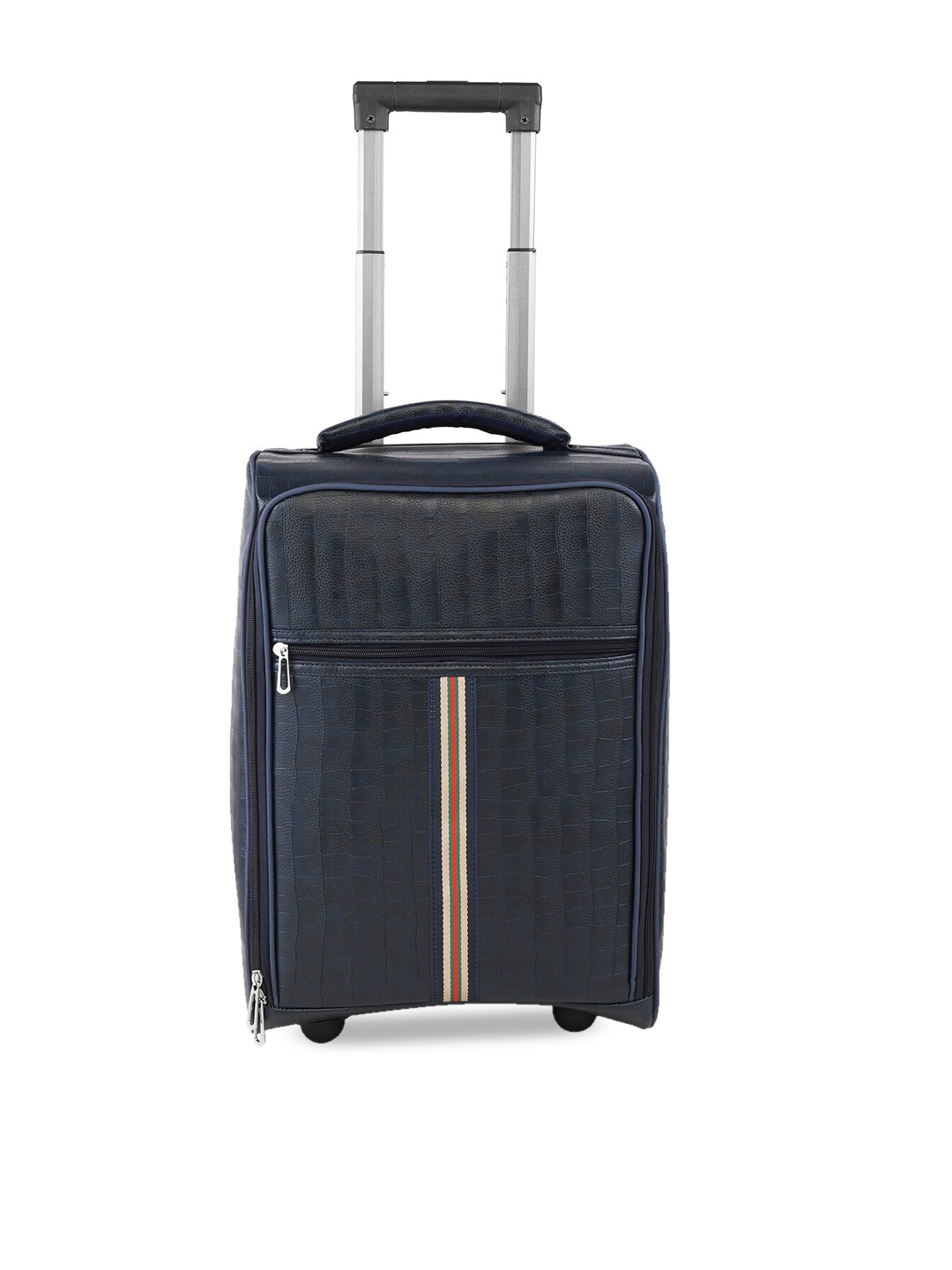 

MBOSS Blue Textured Cabin Trolley Bag