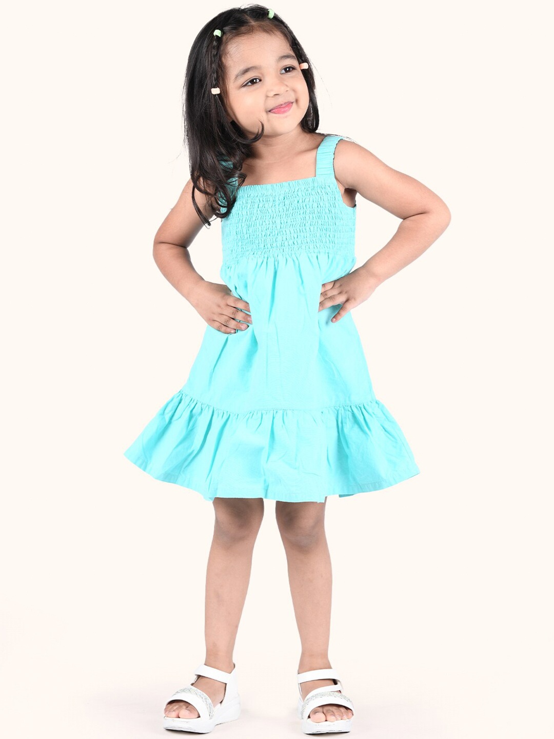

Zalio Turquoise Blue A-Line Dress