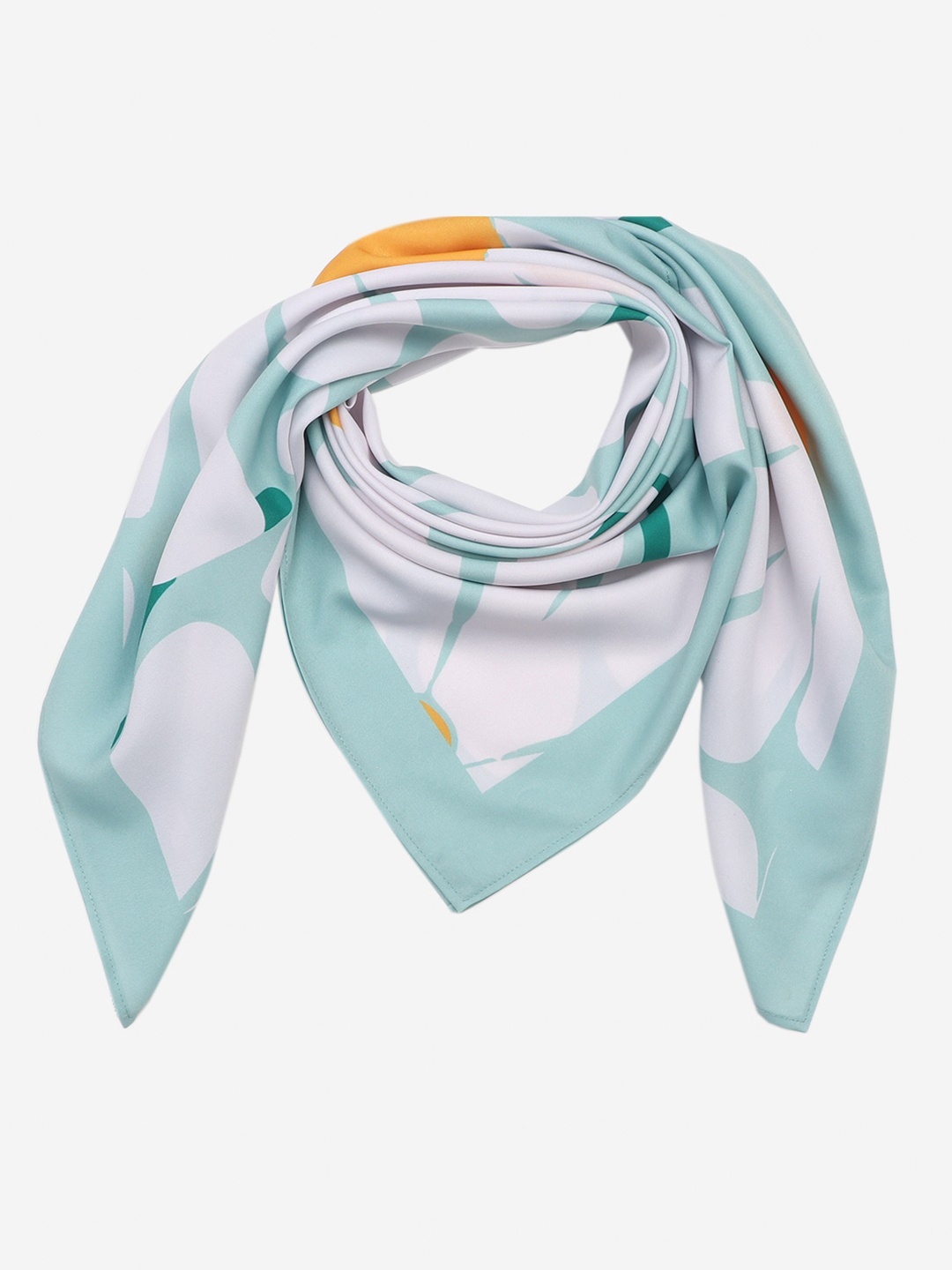 

Beau Design Women Blue & White Printed Scarf