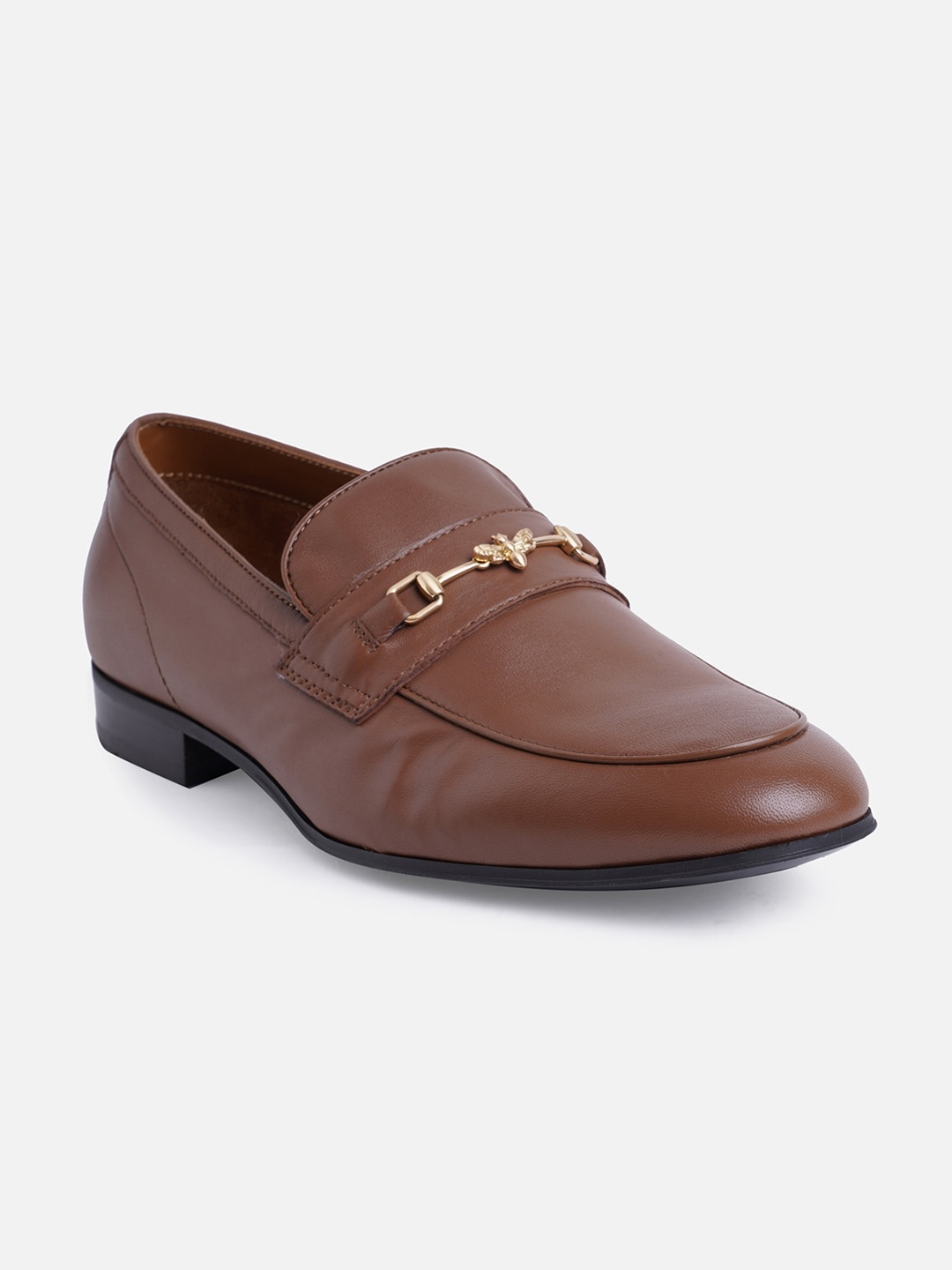 

ALDO Men Brown Leather Loafers