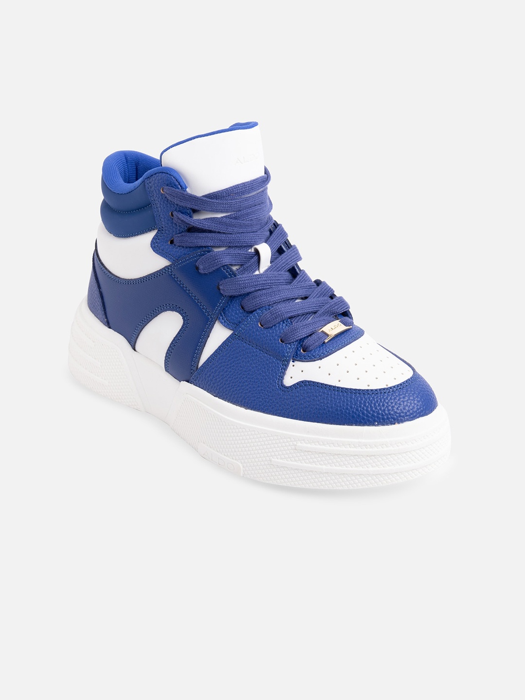 

ALDO Men Blue Colourblocked Lace-Up Sneakers