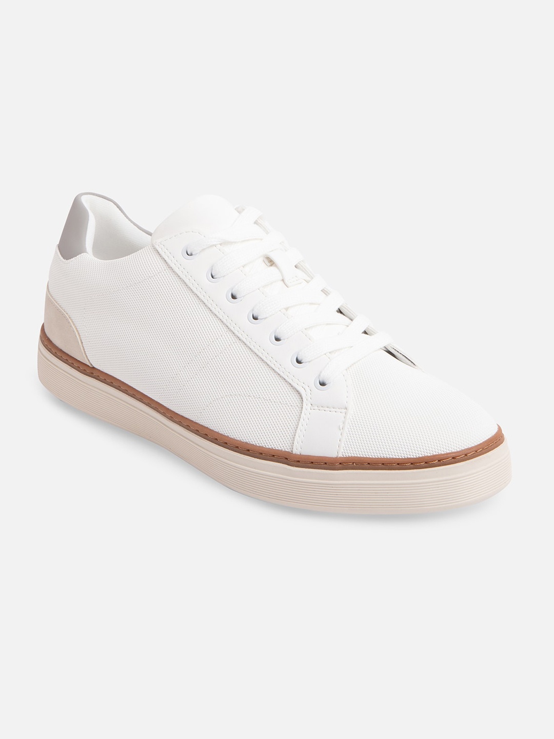 

ALDO Men White Colourblocked Sneakers