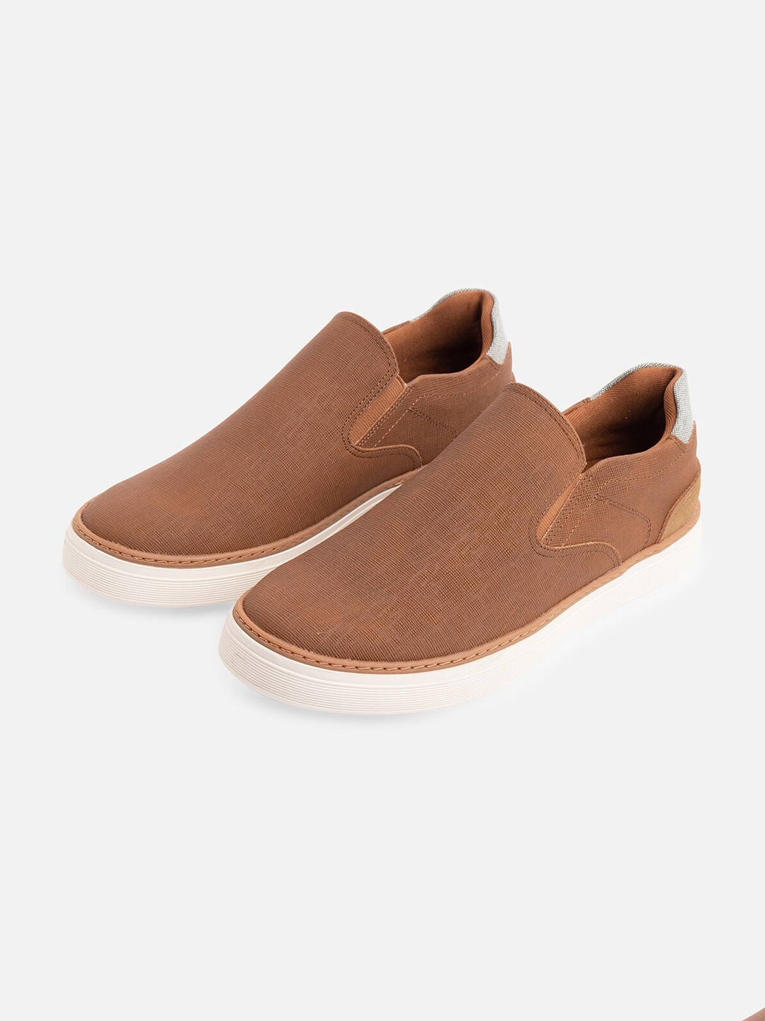 

ALDO Men Brown Slip-On Sneakers