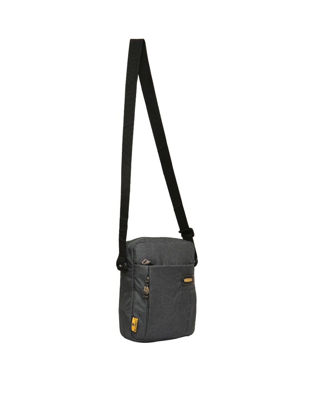

Blowzy Bags Unisex Grey & Black Messenger Bag