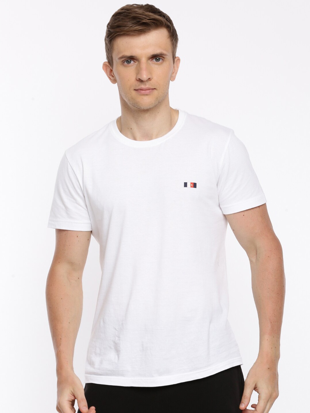 

ACTIMAXX Men White Cotton T-shirt