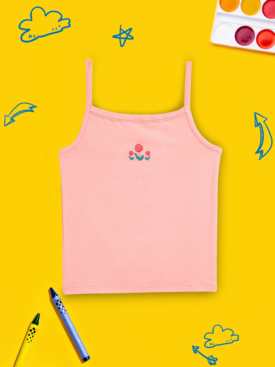 

XY Life Girls Pink Intellisoft Tencel Modal Camisoles