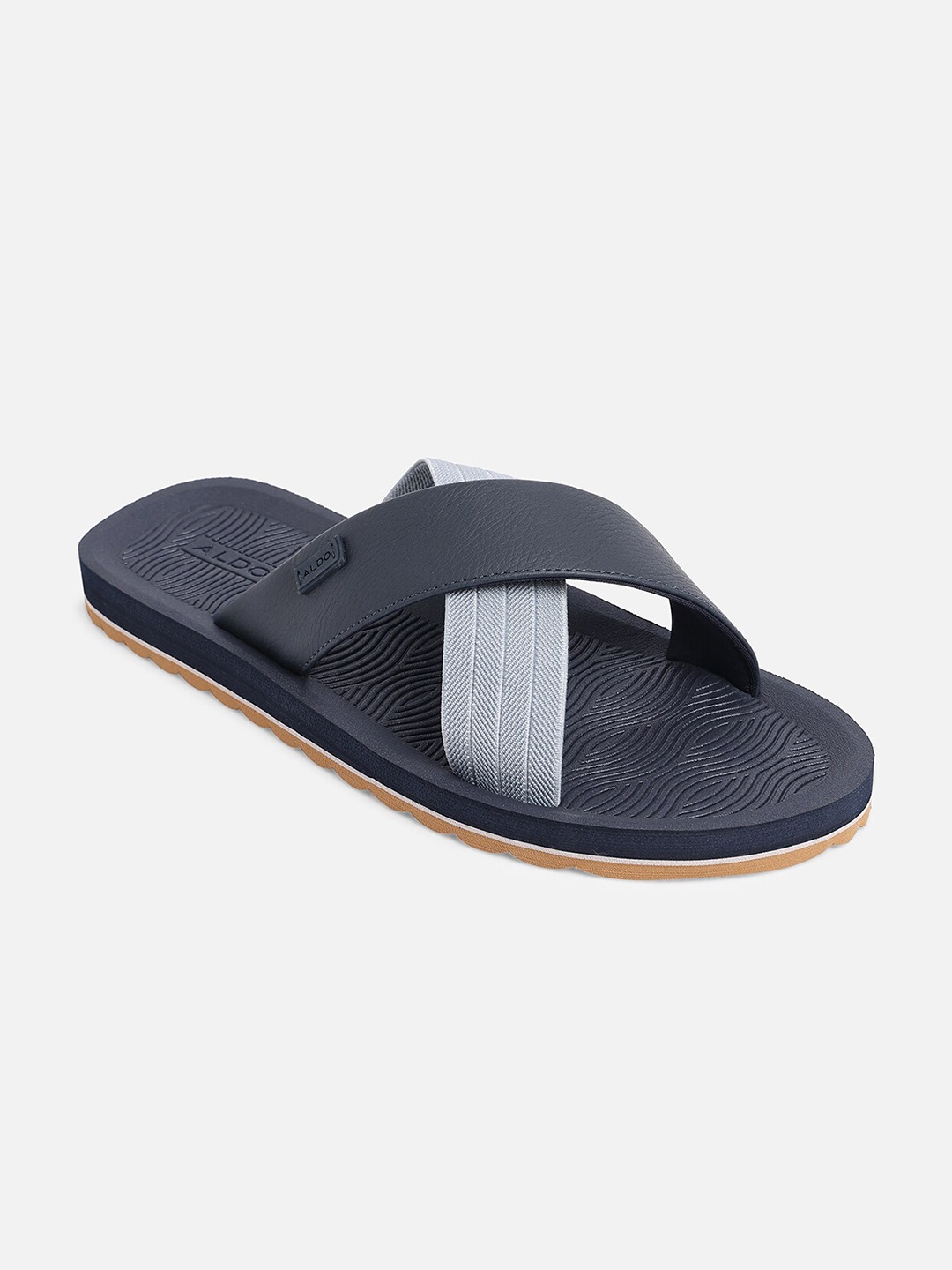 

ALDO Men Navy Blue Comfort Sandals