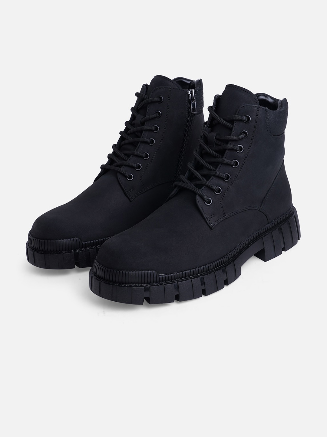 

ALDO Men Black Solid Combat Boots