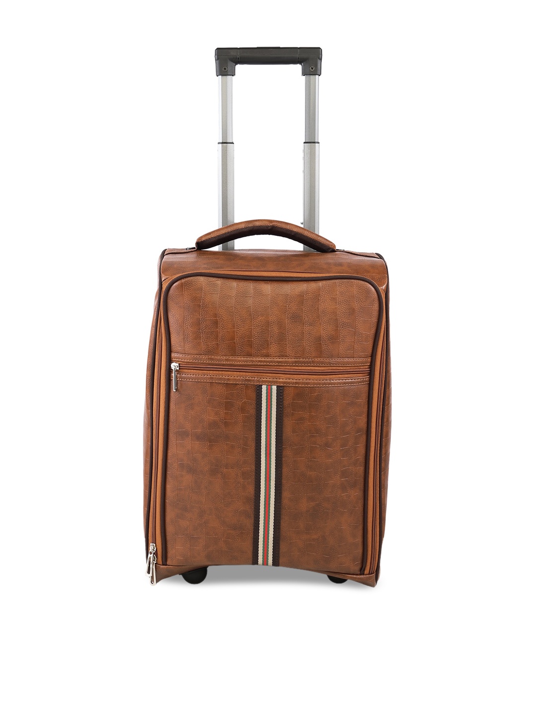 

MBOSS Textured Cabin Trolley Bag, Tan