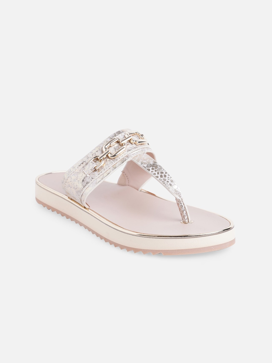 

ALDO Champagne Flatform Casual Sandals