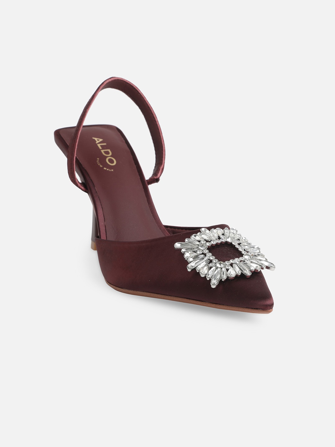 

ALDO Maroon Printed Stiletto Pumps