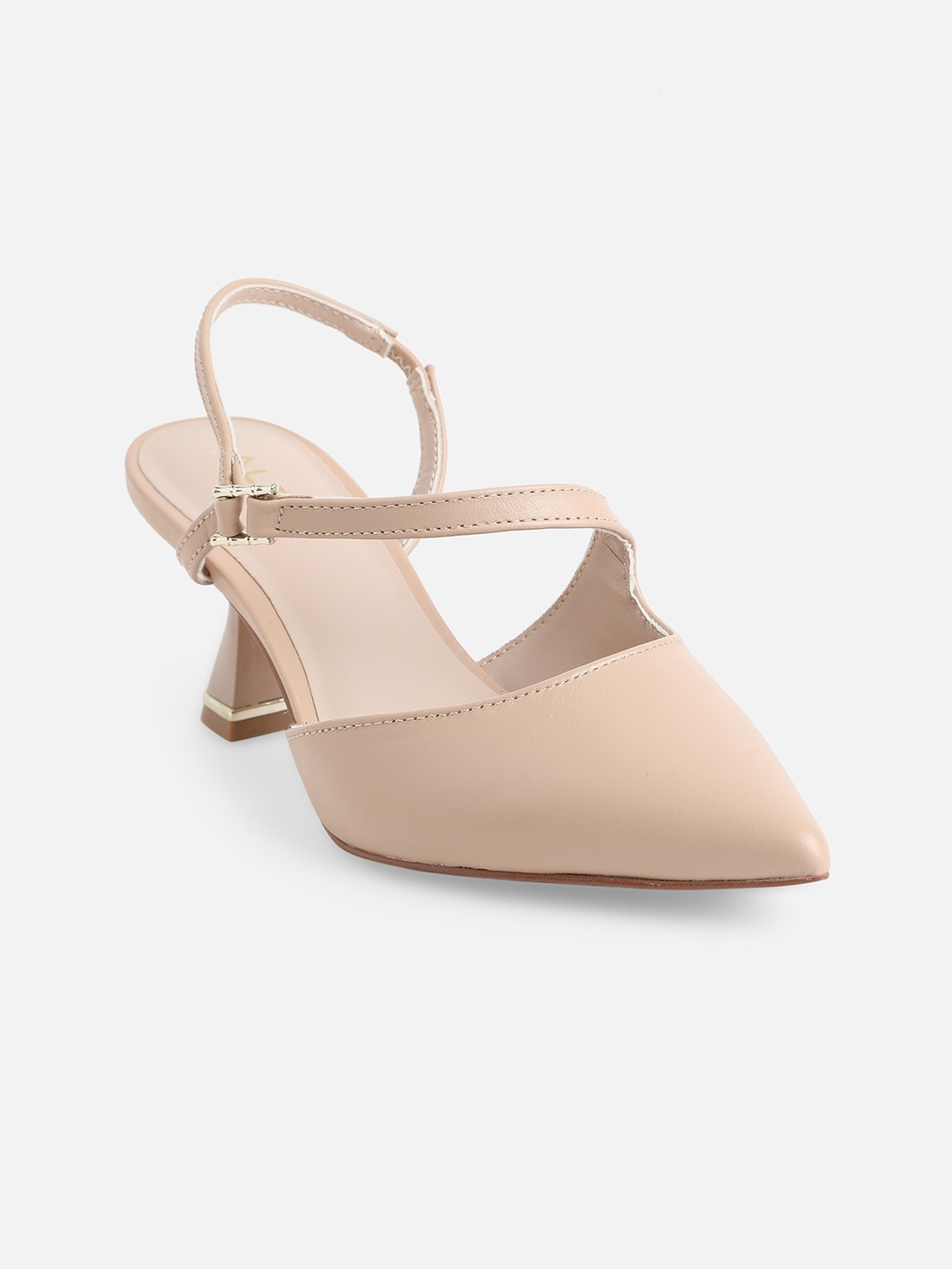 

ALDO Women Beige Kitten Sandals